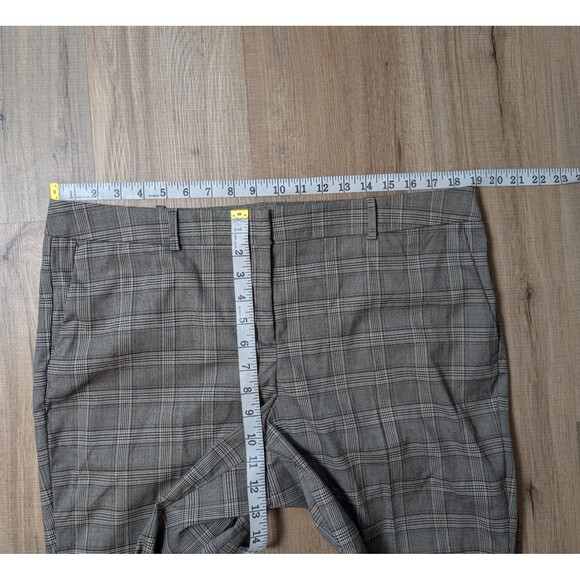 NWT Liz Claiborne Size 14 Emma Ankle Pants Stretch Plaid Classic Dress Career - Picture 10 of 11